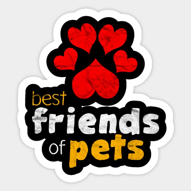 Best Friends of Pets Sticker by AlphaDistributors